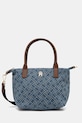Tommy Hilfiger torebka crossbody damska jeansowa niebieski AW0AW18612