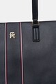 Tommy Hilfiger чанта дамска от имитация на кожа тъмносин AW0AW18643