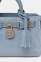 Tommy Hilfiger Torebka crossbody damska skórzana niebieski AW0AW18853