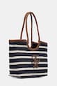 Tommy Hilfiger torebka tote damska SUMMER AW0AW18400 granatowy SS26