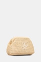 Tommy Hilfiger клъч дамски от сплетена материя SUMMER AW0AW18627 бежов SS26
