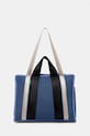 United Colors of Benetton nákupní taška dámská z pletenky modrá 6XZZVY01W