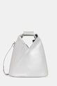 MM6 Maison Margiela torebka skóra licowa srebrny SB6WD0026.P8396.T9002