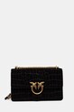 Pinko torebka crossbody damska skórzana czarny 100941.A2YW