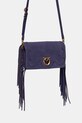 Pinko torebka crossbody damska skórzana 106023.A39A fioletowy SS26