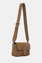 Pinko torebka crossbody damska zamszowa 106244.A0F6 zielony SS26