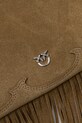 Pinko torebka crossbody damska zamszowa 106666.A0F6 zielony