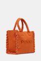 Pinko torebka shopper damska jeansowa 106673.A3A4 pomarańczowy SS26