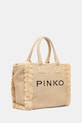 Pinko borsa shopper da donna intrecciata 106673.A39Y beige SS26