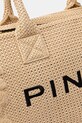 Pinko kabelka typu shopper dámska pletená béžová 106673.A39Y
