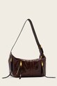 Akcesoria AllSaints torebka damska skórzana JEAN W131XE brązowy