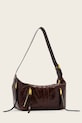 Akcesoria AllSaints torebka damska skórzana JEAN W131XE brązowy