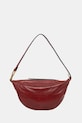 Kožená kabelka AllSaints LUNA usňová koža červená W139XE