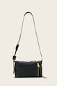 AllSaints geantă de mână din piele întoarsă ALBA uni negru W267XE