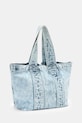 AllSaints torebka tote damska bawełniana IZZY W494XB niebieski SS26