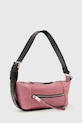 Аксессуары AllSaints сумка-кроссбоди для женщин из кожи VEGA W700XD розовый