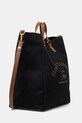 Elisabetta Franchi torebka shopper damska bawełniana BS14A62E2 czarny SS26