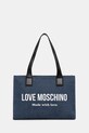 Love Moschino torebka nie mieści A4 granatowy JC4056PP1OLG170A