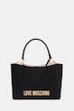 Love Moschino torebka mieści A4 czarny JC4107PP1OKD0000