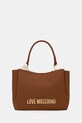 Love Moschino torebka mieści A4 brązowy JC4107PP1OKD0200