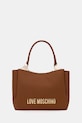 Love Moschino torebka mieści A4 brązowy JC4107PP1OKD0200