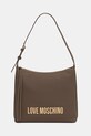 Love Moschino torebka aplikacja brązowy JC4108PP1OKD0203