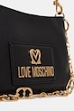 Kožená kabelka Love Moschino čierna JC4167PP1OL1200A