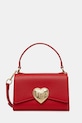 Love Moschino torebka skórzana skóra licowa czerwony JC4146PP1OL1650A