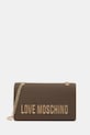 Love Moschino torebka aplikacja brązowy JC4192PP1OKD0203