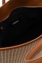 Lacoste шопинг чанта дамска от сплетена материя NF5247PB бежов