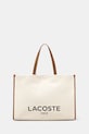 Lacoste torebka tote damska bawełniana beżowy NU4342TD