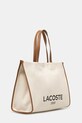 Lacoste torebka tote damska bawełniana NU4342TD beżowy SS26