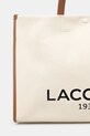 Lacoste torebka tote damska bawełniana beżowy NU4342TD