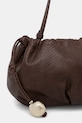 Akcesoria Patrizia Pepe torebka worek damska z imitacji skóry 2B0161.L032 brązowy