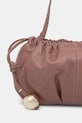 Akcesoria Patrizia Pepe torebka worek damska skórzana 2B0161.L133 różowy