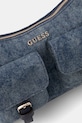 Guess kabelka typu baguette dámska bavlnená KASSIE tmavomodrá HWDG99.30170
