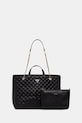 Guess geantă shopper pentru femei GIULLY negru HWQG96.73290