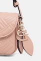 Guess torebka bagietka damska z imitacji skóry SALLY różowy HWQG99.21210