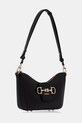 Guess torebka bagietka damska z imitacji skóry JANIE HWVG99.10180 czarny SS26