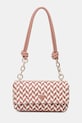 Guess структурирана дамска чанта TESSI розов HWWG76.91190