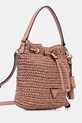 Guess σάκος γυναικείος πλεγμένος OFELIA HWWG99.23030 ροζ SS26