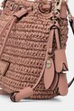 Guess σάκος γυναικείος πλεγμένος OFELIA ροζ HWWG99.23030