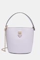Guess torebka crossbody damska z imitacji skóry PATSIE fioletowy HWZG99.19030