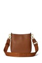 Lauren Ralph Lauren torebka crossbody damska skórzana 431982184 brązowy SS26