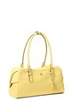 Akcesoria Lauren Ralph Lauren torebka skórzana 431P06068 żółty