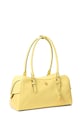 Akcesoria Lauren Ralph Lauren torebka skórzana 431P06068 żółty