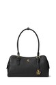 Lauren Ralph Lauren torebka skórzana skóra licowa czarny 431P06068