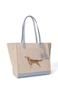 Akcesoria Lauren Ralph Lauren torebka shopper damska 431P13256 beżowy