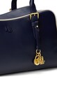 Lauren Ralph Lauren torebka skórzana 431P10510 granatowy