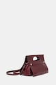 Kožená kabelka MAX&Co. MCABOOKBAG 2616511036200 burgundské SS26